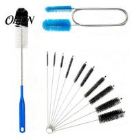 Long Thin Pipe Scrubbing Kit 12Pcs Flexible Cleaning Brush with Nylon Bristles for Glass Straws Multi Size Tube Set Tubes And Bottles, Diameter 12pcs juoda