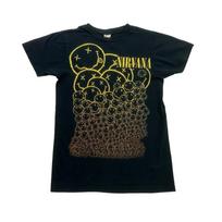 Nirvana Shirt Womens Small S Black Short Sleeve Rock Band Music L black