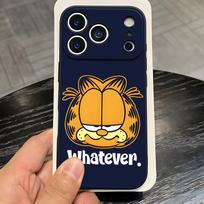 Cute Cat G-GarfieldeS Phone Case For IPhone 17 Pro Max 16 15 14 Pro Max 13 11 X Xs Xr 8 7Plus Silicone Cover iPhone 11 Pro orange