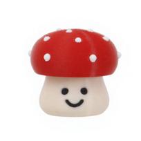 Cartoon Mushroom Clicker Toy 3D Printed Mushroom Shape Decompression Button Fidget Toy Anxiety Stress Relief Desk Toy red