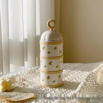 Korean Baby Milk Powder Portable & Moisture-proof Compartment Box for Cereal and Formula. gray