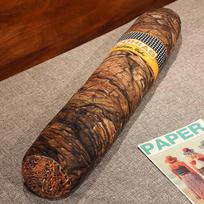 35~110Cm Brown Long Cigar Cigarette Plush Pillow Stuffed Sleeping Leg Support Companion Men Birthday Gift brown