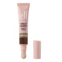 elfas. Halo Glow Contour grožio teptukas, skystas kontūravimo teptukas natūraliai sculpted išvaizdai, sluoksniuojama formulė, veganiškas ir nebandytas su gyvūnais, įdegio/tamsus beige