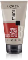 L'Oréal Paris Studio Line Matt & Messy Nr. 8 Pluošto Pasta Plaukų Formavimo Kremas Vyrams, Stipri Fiksacija, Matinis Efektas, Natūraliai Netvarkinga Išvaizda, Nenusunkantis Ilgai brown