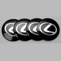 4Pcs 56/60mm Car Wheel Center Hub Cap Stickers Wheel Rims Center Hub Caps For Lexus LS500h ES260 ES300h FSport GS300 LS430 IS250 ydzh27 gray