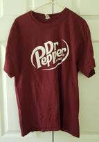 Unisexs Vintage 1990s Dr Pepper Port Company Short Sleeve T Shirt 100 Cotton L L brown