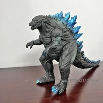 Godzilos figūrėlė Filmo SHM leidimas Monstras Godzilla prieš Kongą Sąnarių turinti PVC Veiksmo žaislai Kolekcijos modelis Gimtadienio dovanos blue