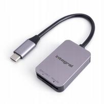 Kortelių skaitytuvas Integral Dual Slot UHS-II V90/V60 SD 4.0 ir microSD