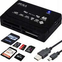 USB kortelių skaitytuvas SDHC SDXC Micro MS XD CF
