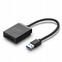 Adapteris Ugreen CR127, SD/MicroSD kortelių skaitytuvas, USB-A 3.0, 5Gb/s, 15 cm