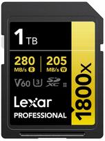 Atminties kortelė Lexar SDXC Pro 1800x U3 UHS-II R280/W210 (V60) 1TB