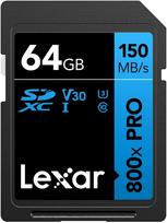 Atminties kortelė Lexar High-Performance 800x PRO SD 64GB