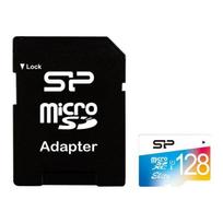 Micro SDXC atminties kortelė SP ELITE 128GB UHS-I Class 10 su adapteriu