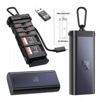 Atminties kortelių skaitytuvas Freewell Pro Card Reader CF A/B, SD, TF dėklas