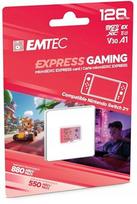 microSDXC atminties kortelė Emtec mSD Express UHS-I U3 128GB U3 V30 A1 Switch 2