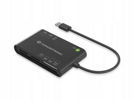 Kortelių skaitytuvas CONCEPTRONIC USB-A2.0 7-in-1 juodas