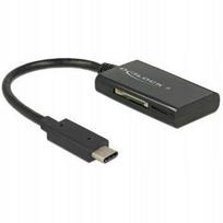 Kortelių skaitytuvas Delock USB 3.1 Gen 1 Type-C, 4 lizdai