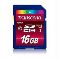 Atminties kortelė TRANSCEND TS16GSDHC10U1 SDHC 16GB Class 10