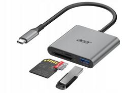 SD kortelių skaitytuvas Acer ODK4H0 USB-C 3in1 USB 3.0 aliuminis