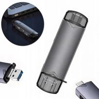Kortelių skaitytuvo USB adapteris telefonui