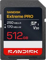 Atminties kortelė SANDISK EXTREME PRO SDHC 512GB 250/170MB/s V30 UHS-I U3