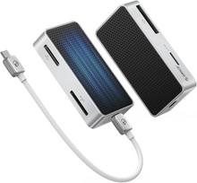 CFexpress kortelių skaitytuvas Type B/A SD/TF 40Gbps USB4 Thunderbolt