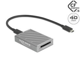 CFexpress atminties kortelių skaitytuvas Type B USB-C 40Gb/s Delock 91021