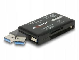 Kortelių skaitytuvas Delock 91758 USB CF / SD / Micro SD / MS / M2 / xD
