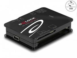 Kortelių skaitytuvas USB 2.0 Delock 91007 CF / SD / Micro SD / MS / xD / M2