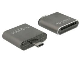 Kortelių skaitytuvas USB Type-C SDHC/SDXC UHS-II/MMC Delock 91498