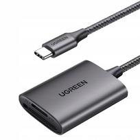 USB-C kortelių skaitytuvas Ugreen 5Gb/s SD microSD TF MMC kompiuteriui