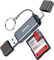 Kortelių skaitytuvas SD Micro SD USB-C USB 3.0 OTG adapteris