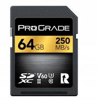 Atminties kortelė SD-XC V60 64GB 250MB/s gold