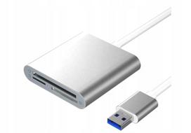 USB 3.0 kortelių skaitytuvas BRAINZAP, aliuminis