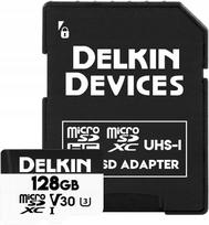 microSDXC atminties kortelė Delkin Trail Cam Hyperspeed R100/pcs W75 (V30) 128GB