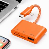 USB-C kortelių skaitytuvo adapteris Micro SD/TF