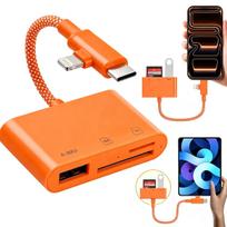 Universalus SD kortelių skaitytuvas 3 in 1 telefonui ir kompiuteriui