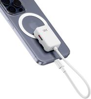 MicroSD USB-C nešiojamas kortelių skaitytuvas su integruotu laidu 312MB/s