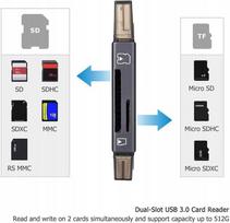 Kortelių skaitytuvas SD USB 3.0 SDXC SDHC Micro SD TF OTG laptopui