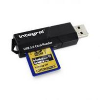 Kortelių skaitytuvas USB 3.0 SDHC SDXC U1 U3 UHS Integral