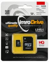64GB Class 10 microSD atminties kortelė su SD adapteriu