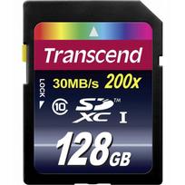 SDXC atminties kortelė Transcend 128GB