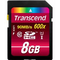 SDHC atminties kortelė Transcend, 8GB, klasė 10