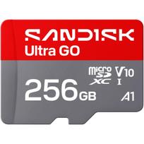 Atminties kortelė SanDisk ULTRA GO microSDHC 256GB UHS-I, 190MB/s, Class 10, U1, V10, A1