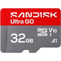 microSDHC atminties kortelė SanDisk ULTRA GO 32GB, 120MB/s, Class 10, U1, V10, A1, UHS-I