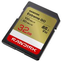 Atminties kortelė SanDisk SDHC EXTREM GO 32GB R100/W60 4K U3 V30