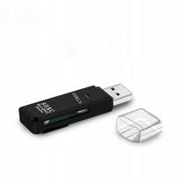 Kortelių skaitytuvas USB micro SD SDHC MMC DV T-Flash laptopui