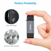 Kortelių skaitytuvas BEIKELL USB-C, USB 3.0 SD atminties adapteris