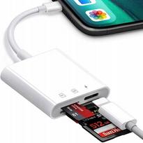 Atminties kortelių skaitytuvas Apple iPhone iPad, 1TB SD microSD TF