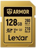 Atminties kortelė Lexar SDXC ARMOR Gold 128GB (R280/W210)